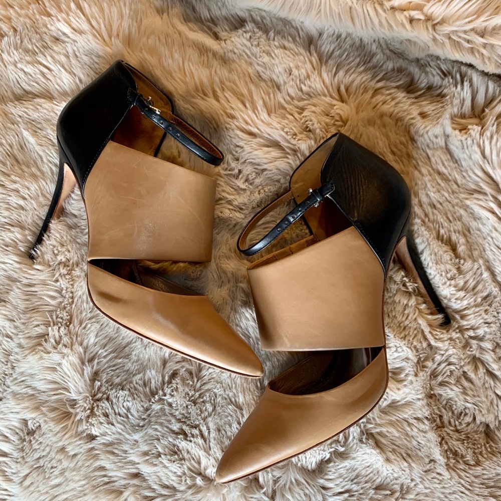 Coach two tone heels